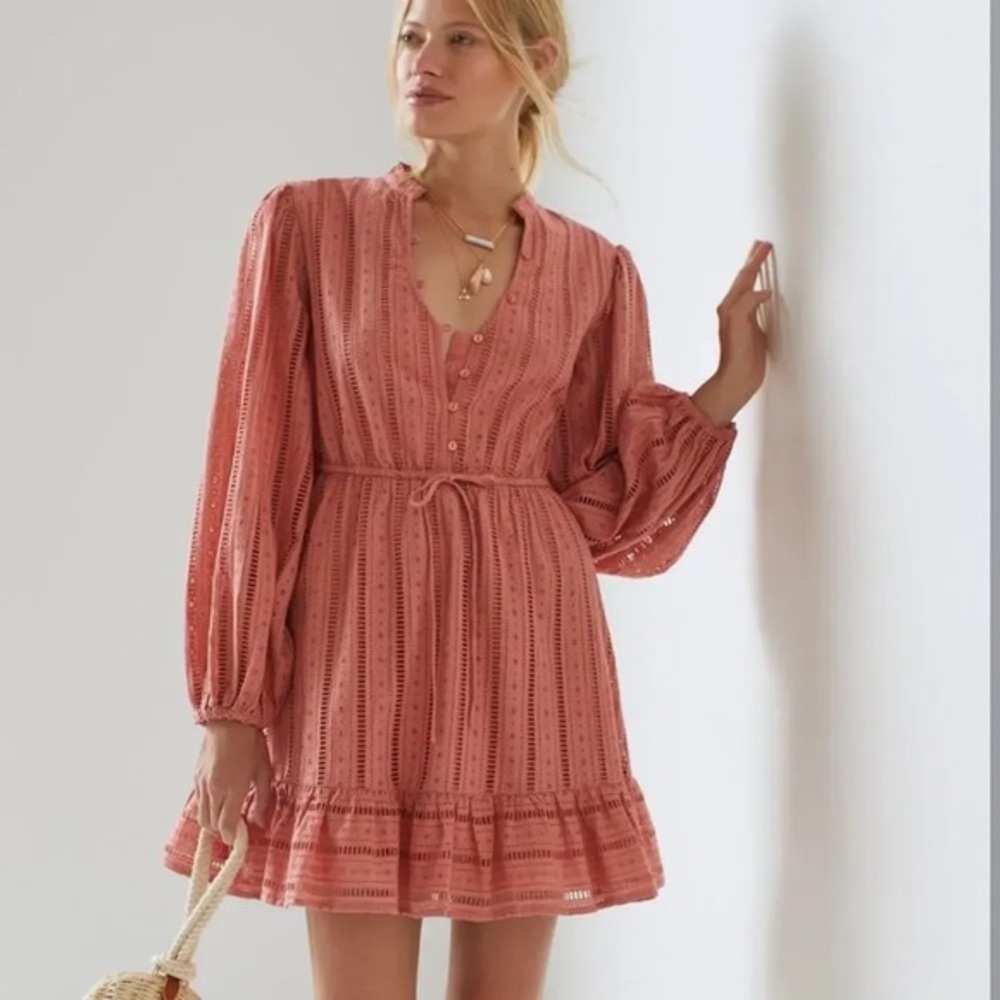 NWT Anthropologie eyelet dress